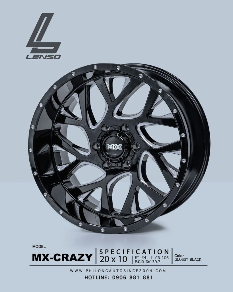 MÂM LENSO MX CRAZY GLOSSY BLACK 20 (3)