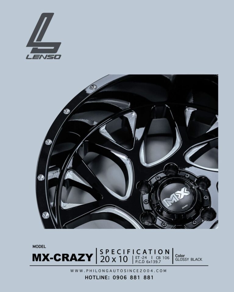 MÂM LENSO MX CRAZY GLOSSY BLACK 20 (4)