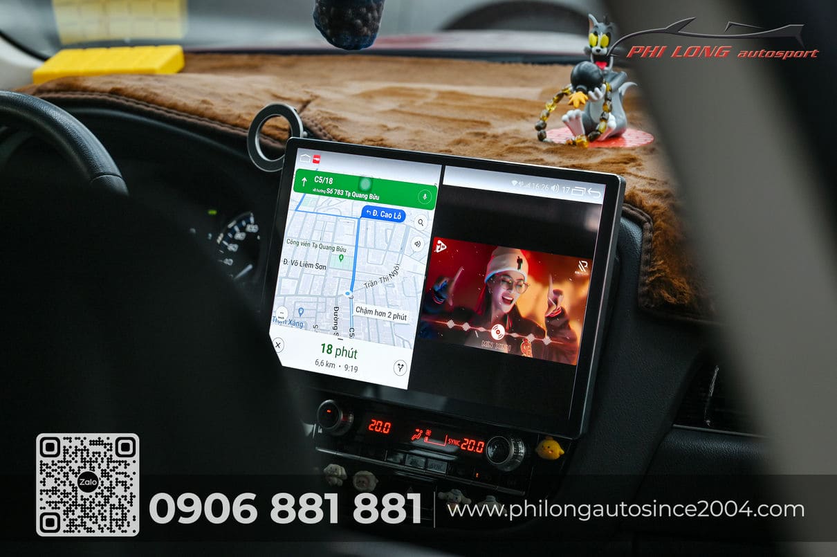 Man hinh android Gotech 1711 | Phi Long Auto