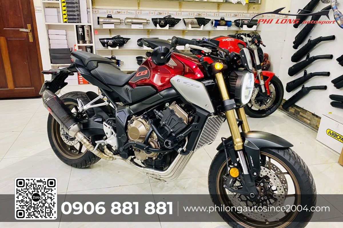 po akrapovic cb650r 1 | Phi Long Auto