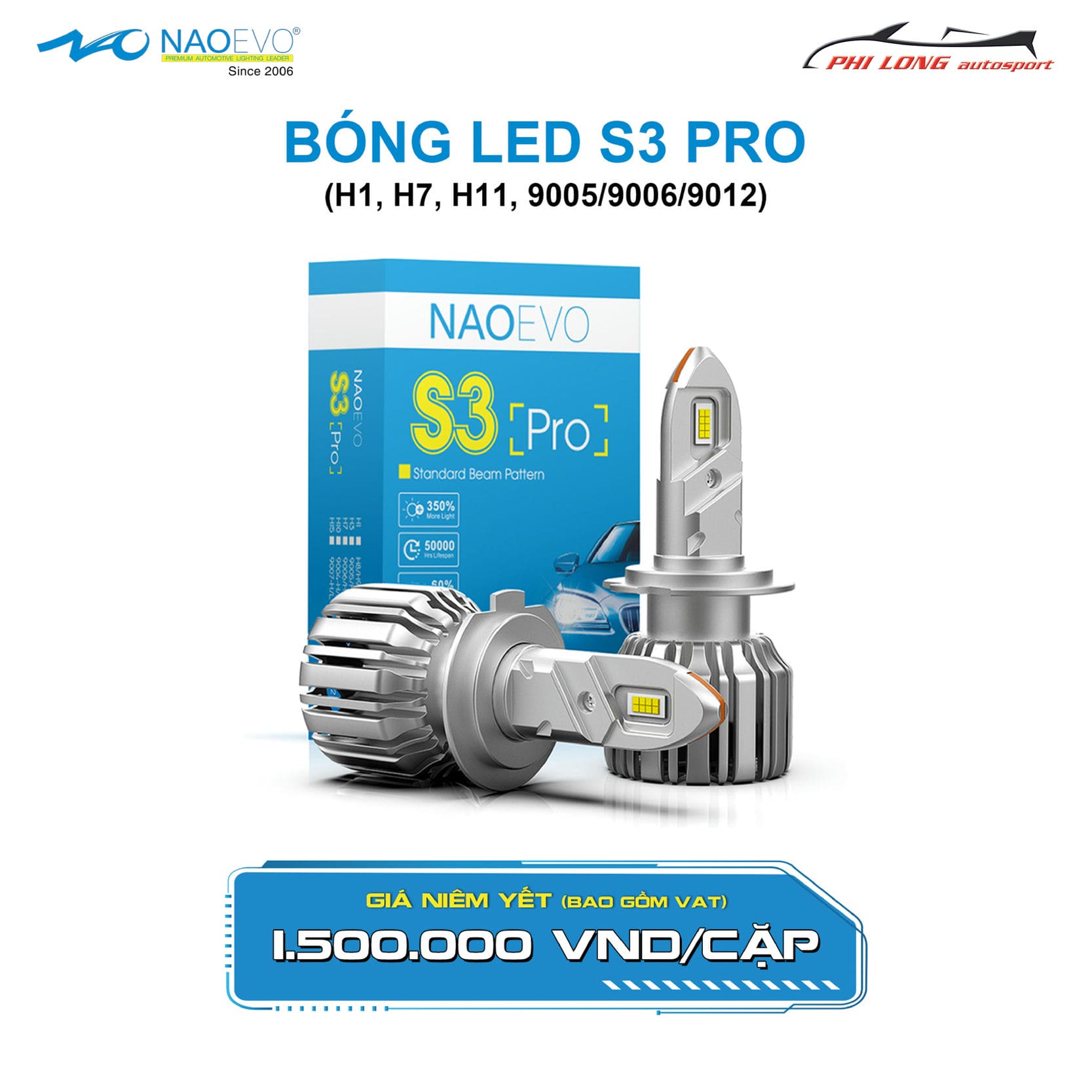 BONG LED S3 PRO 1 | Phi Long Auto