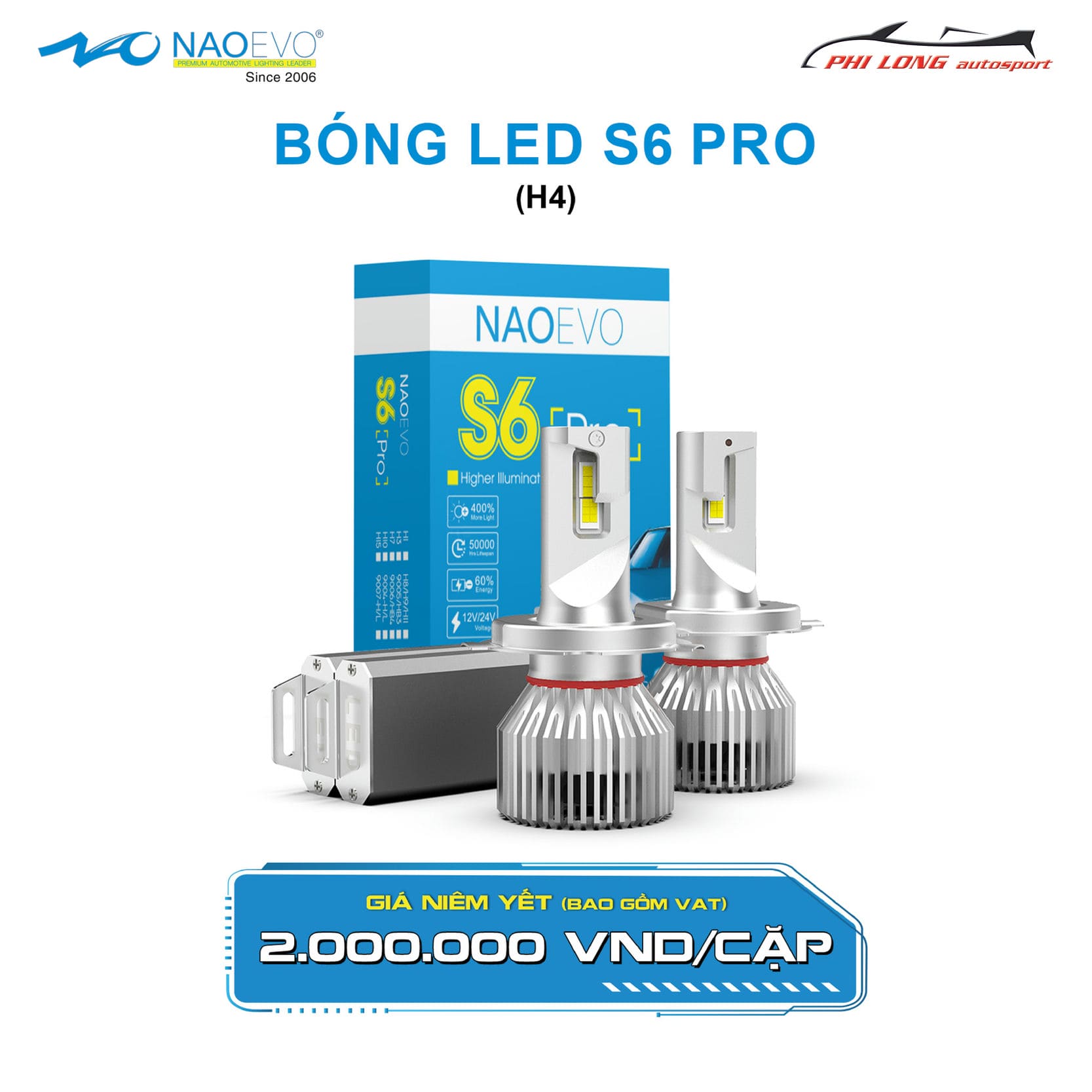 BONG LED S6 PRO 2 | Phi Long Auto