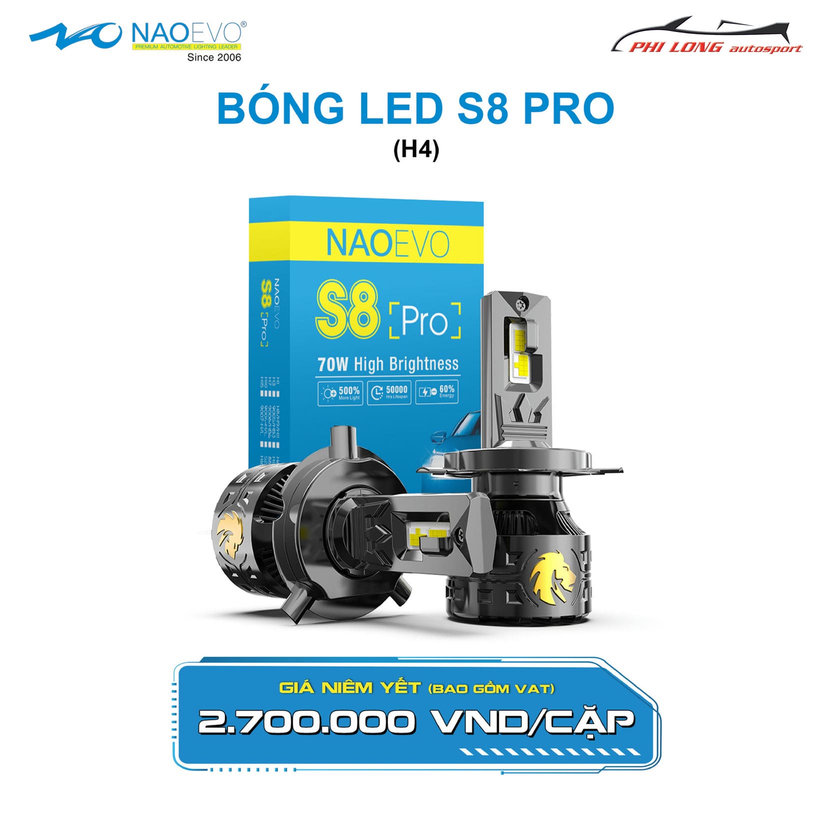 BONG LED S8 PRO 2 | Phi Long Auto