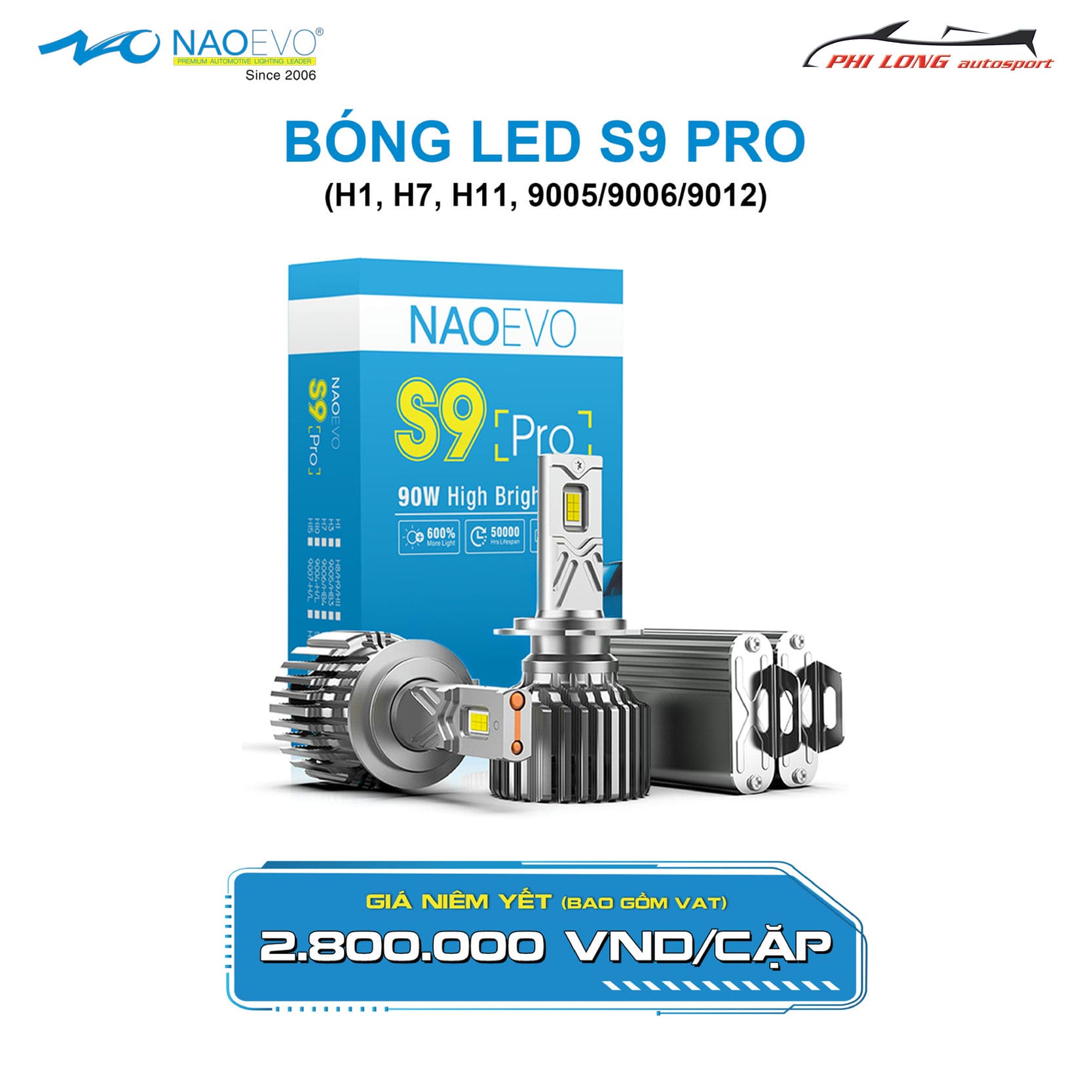 BONG LED S9 PRO 1 | Phi Long Auto