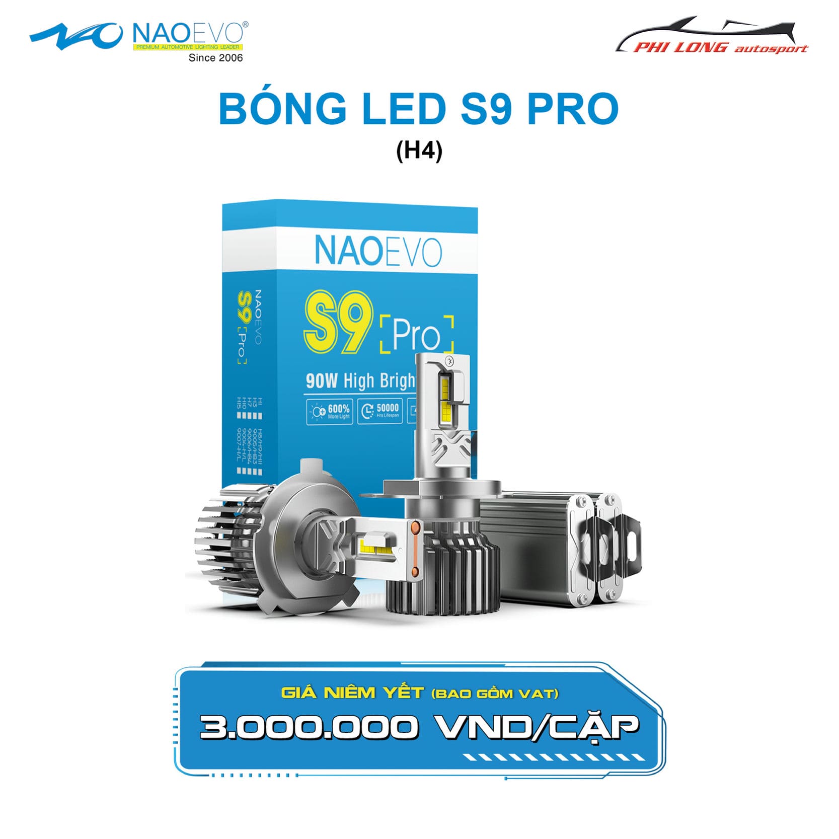 BONG LED S9 PRO 2 | Phi Long Auto