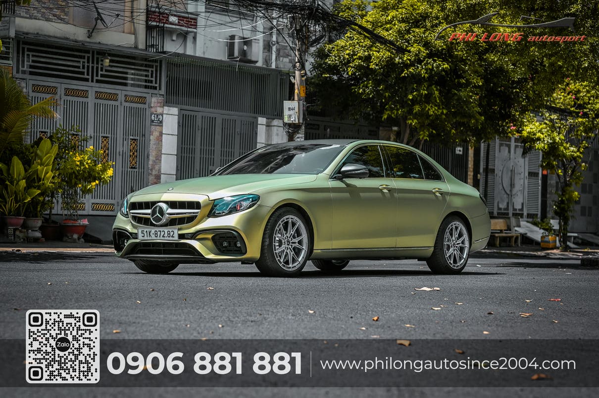 Mercedes wrap doi mau gan mam phanh 9977 | Phi Long Auto