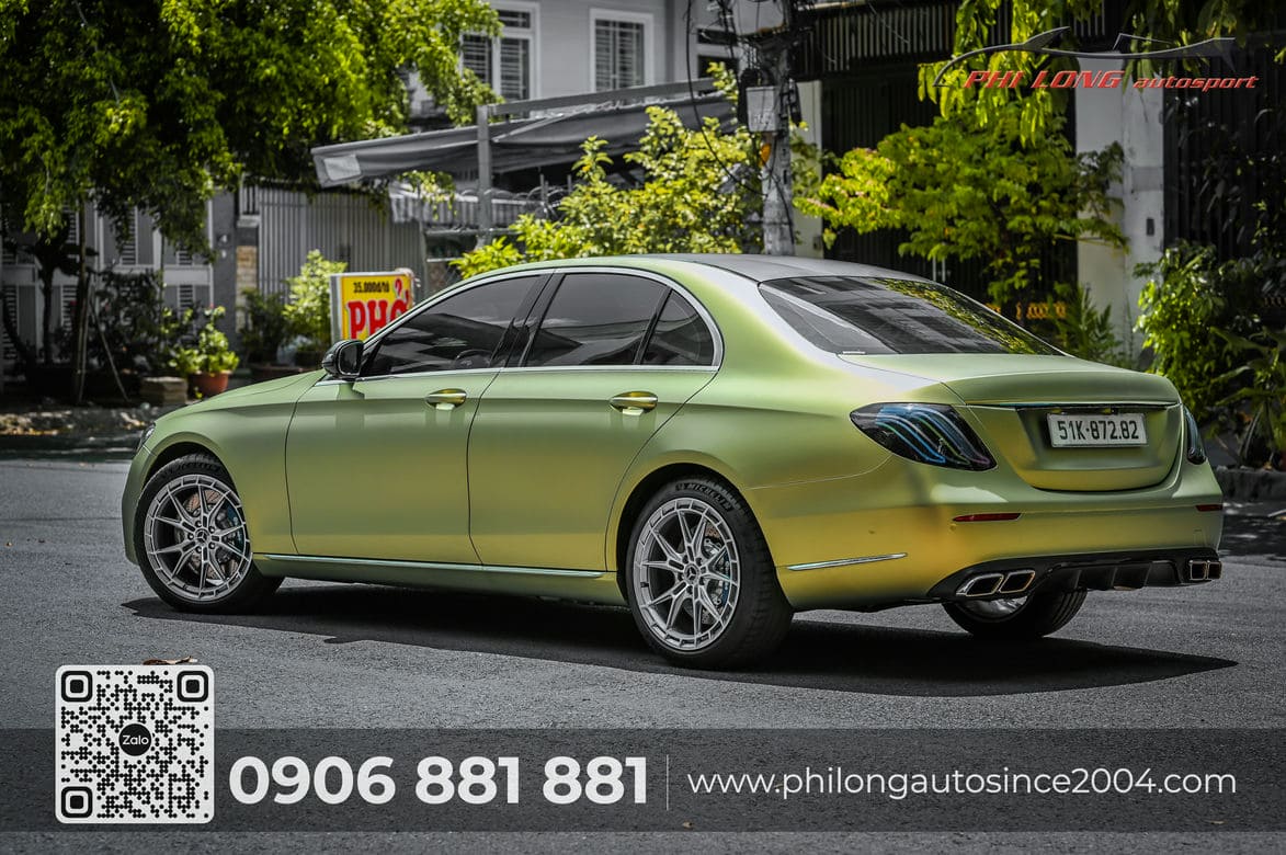 Mercedes wrap doi mau gan mam phanh 9993 | Phi Long Auto